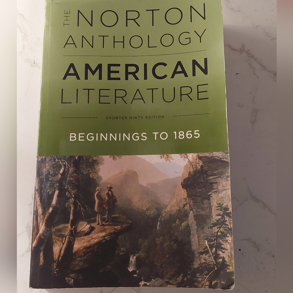 Norton Anthology American Literature Shorter Ninth Edition Beggingings to 1865